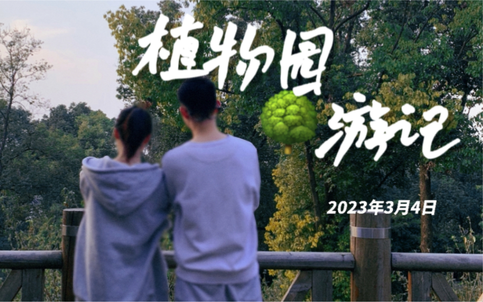 2023开春第一游|成都植物园游记vlog哔哩哔哩bilibili