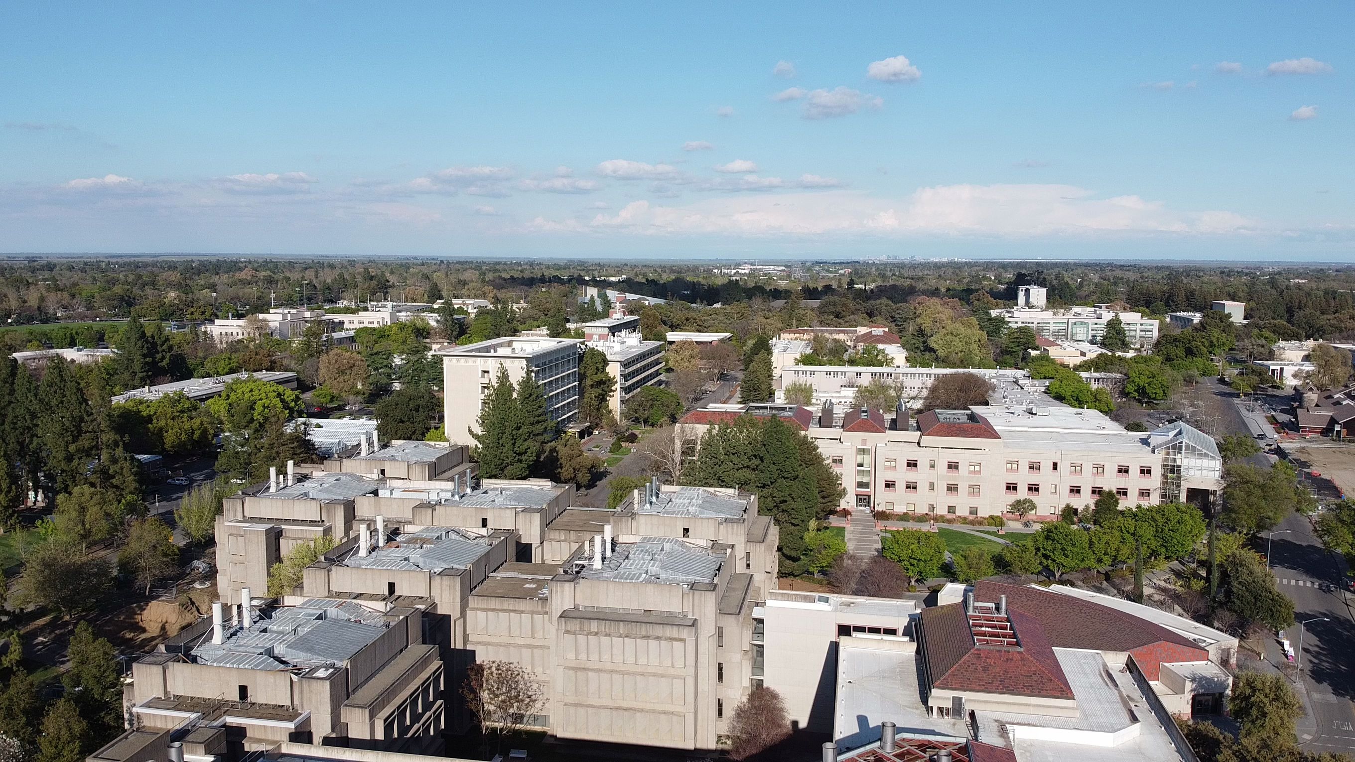 uc davis 加州大学戴维斯 航拍
