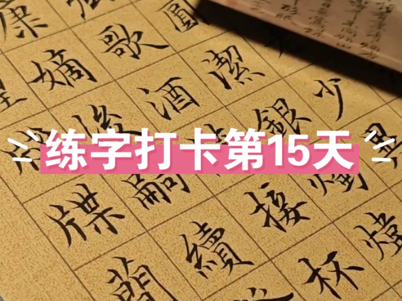 挑战练字打卡100天 今日打卡第15天《千字文》文徵明小楷哔哩哔哩bilibili