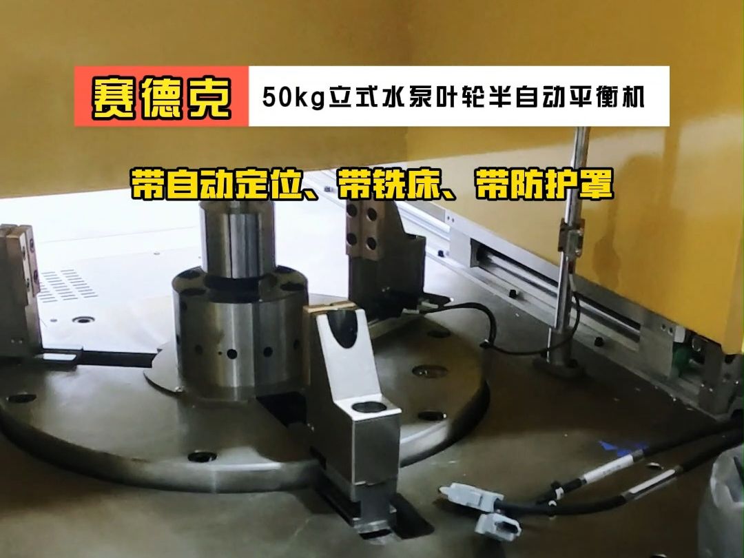 賽德克50kg立式水泵葉輪半自動平衡機