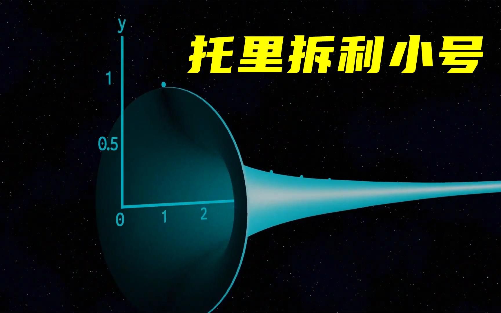 什么是托里拆利小号?为什么它的体积有限,表面积却无限?哔哩哔哩bilibili