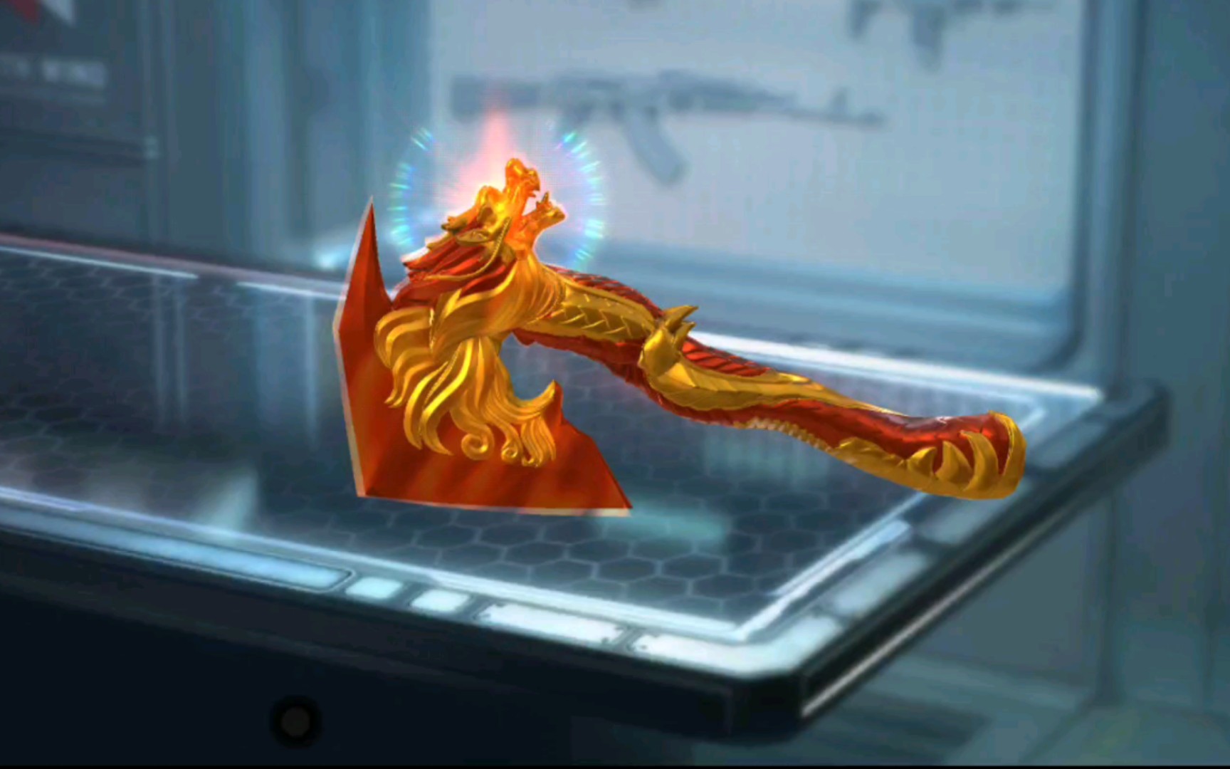 龙啸皮肤之红金色