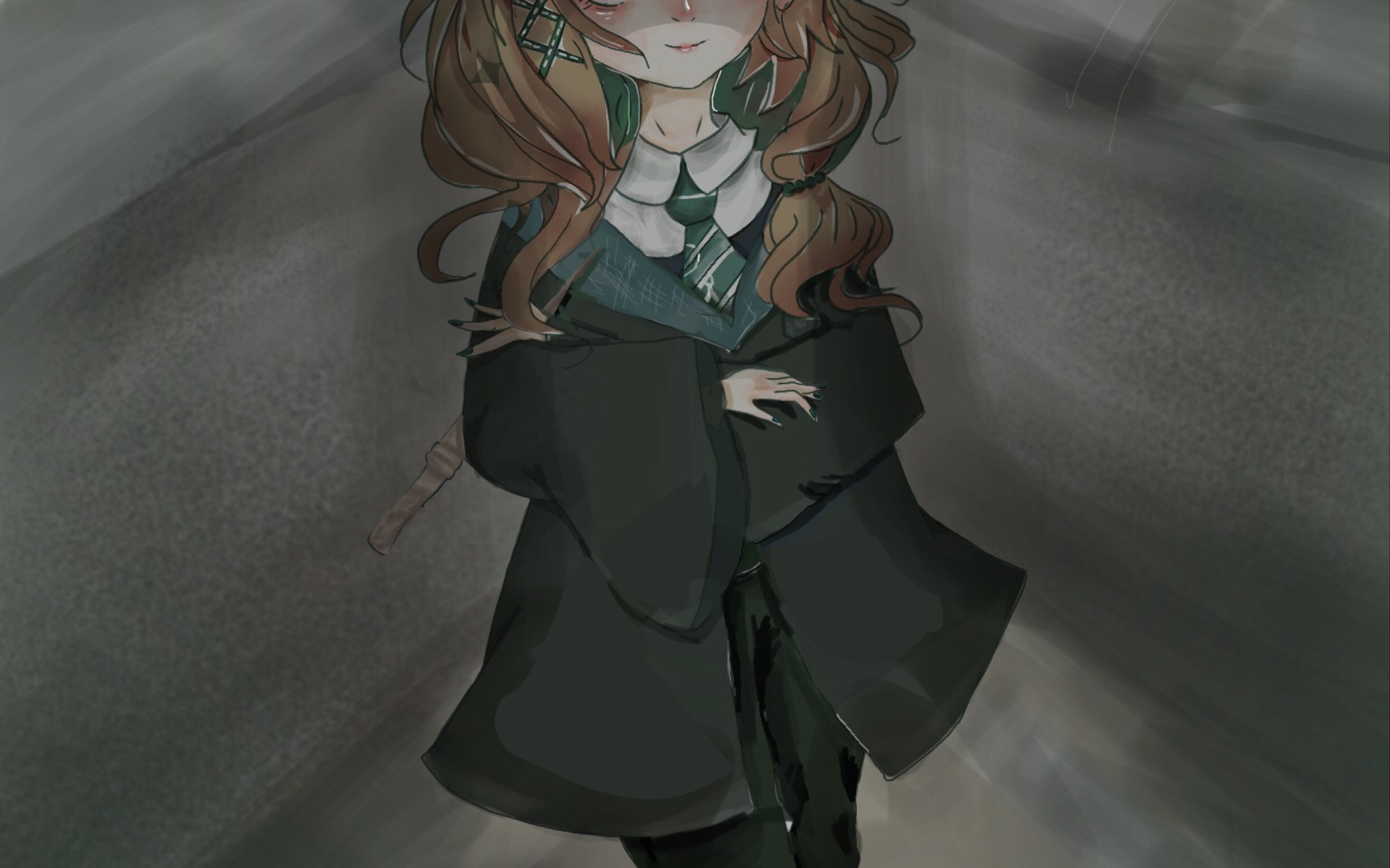 【手绘】蛇院女孩_哔哩哔哩 (゜-゜)つロ 干杯~-bilibili