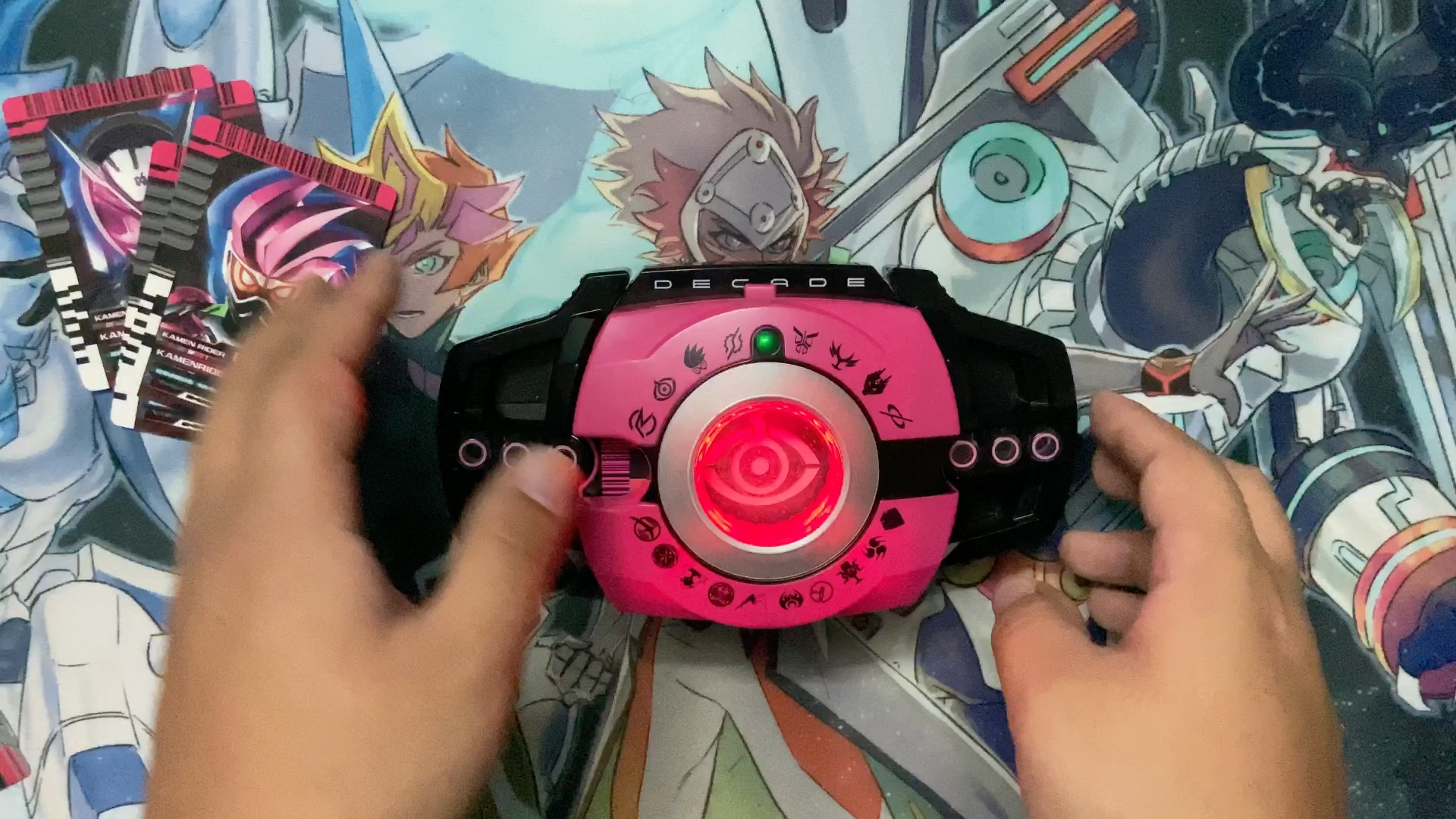 假面骑士decade neo 品红腰带 平成20位骑士变身音效