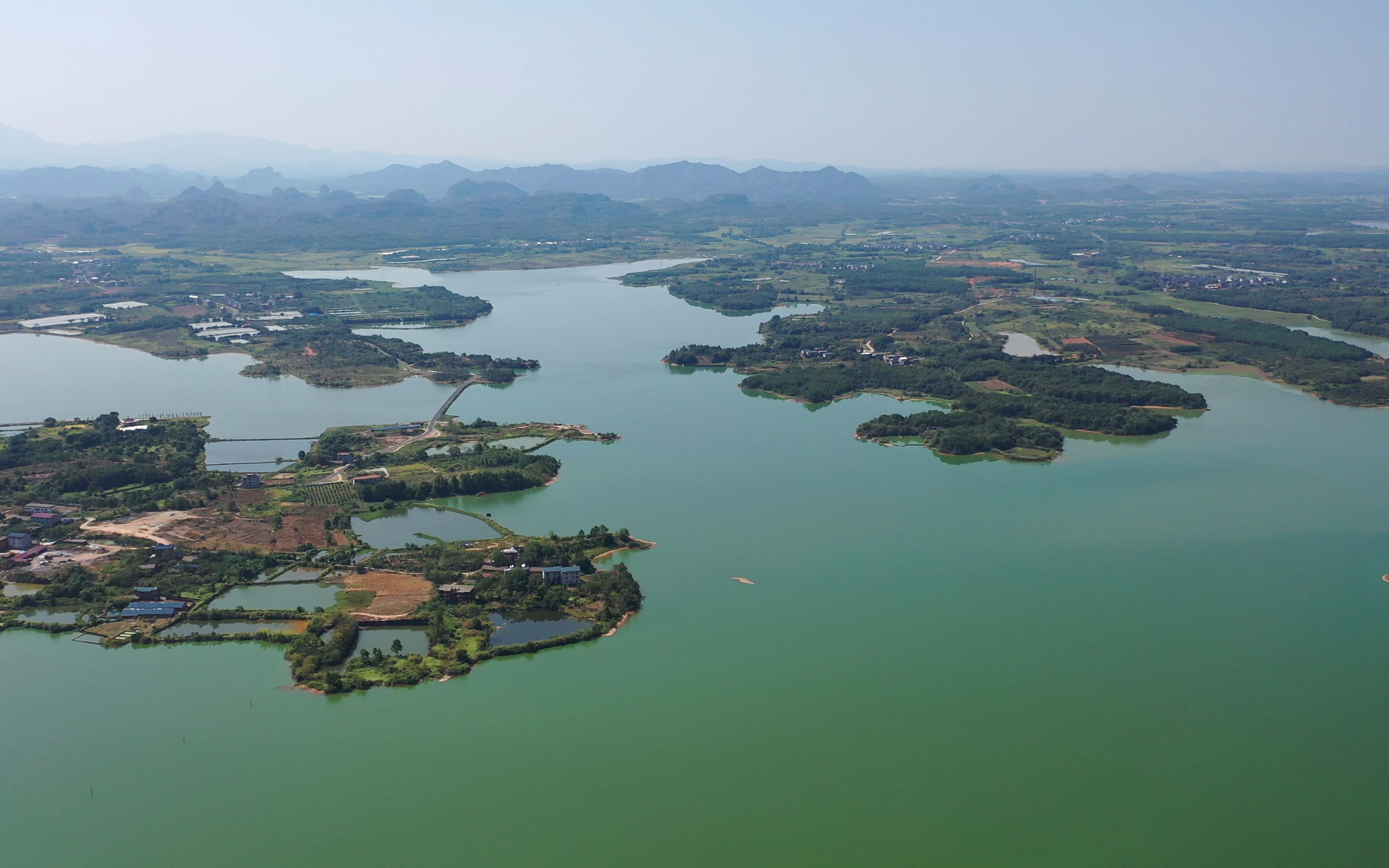 听名字好像全世界的水都来这里了,五湖水库来过吗?航拍给你看