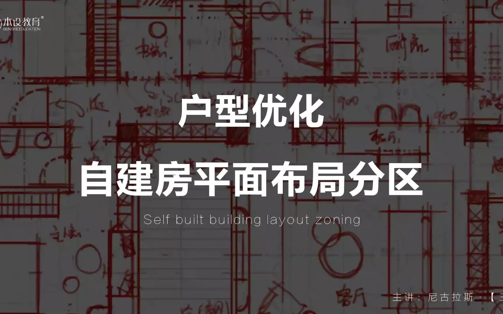 [图]【户型优化07期】自建房平面布局分区