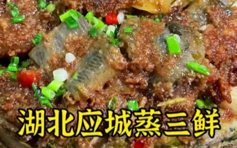 湖北应城蒸三鲜,你吃过吗?哔哩哔哩bilibili