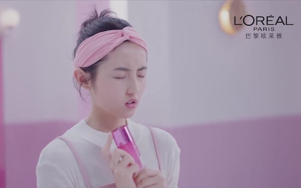 广告张子枫膜力水loreal欧莱雅2019秋季02