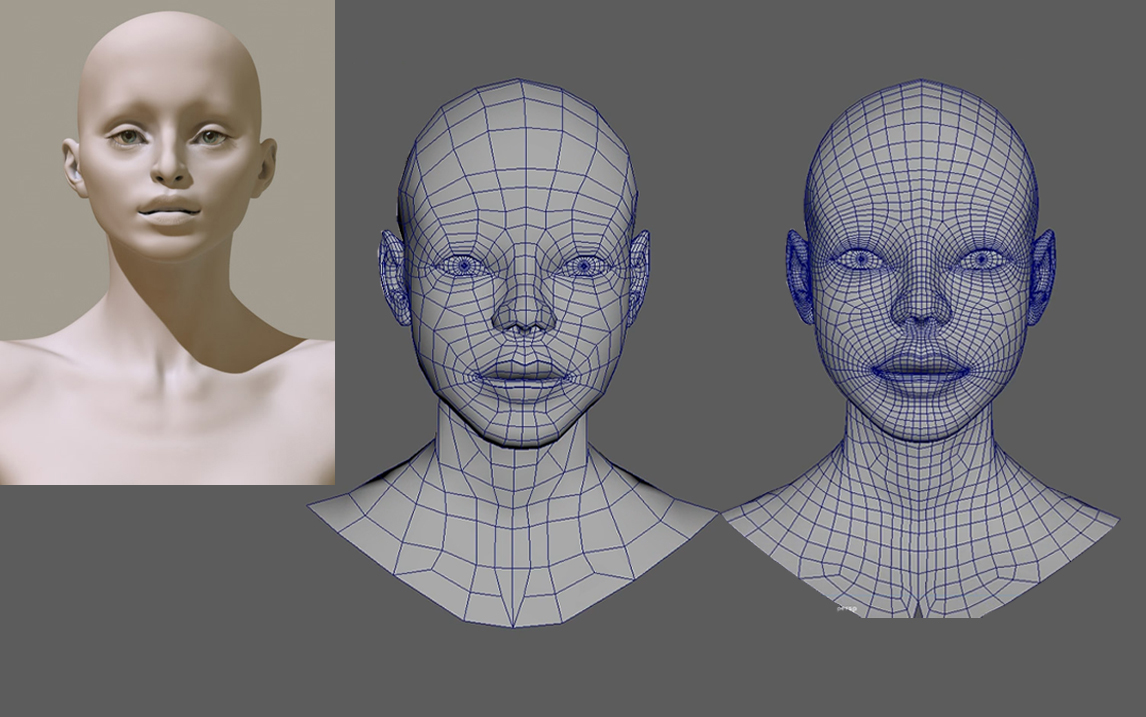 maya人头布线基础(2)