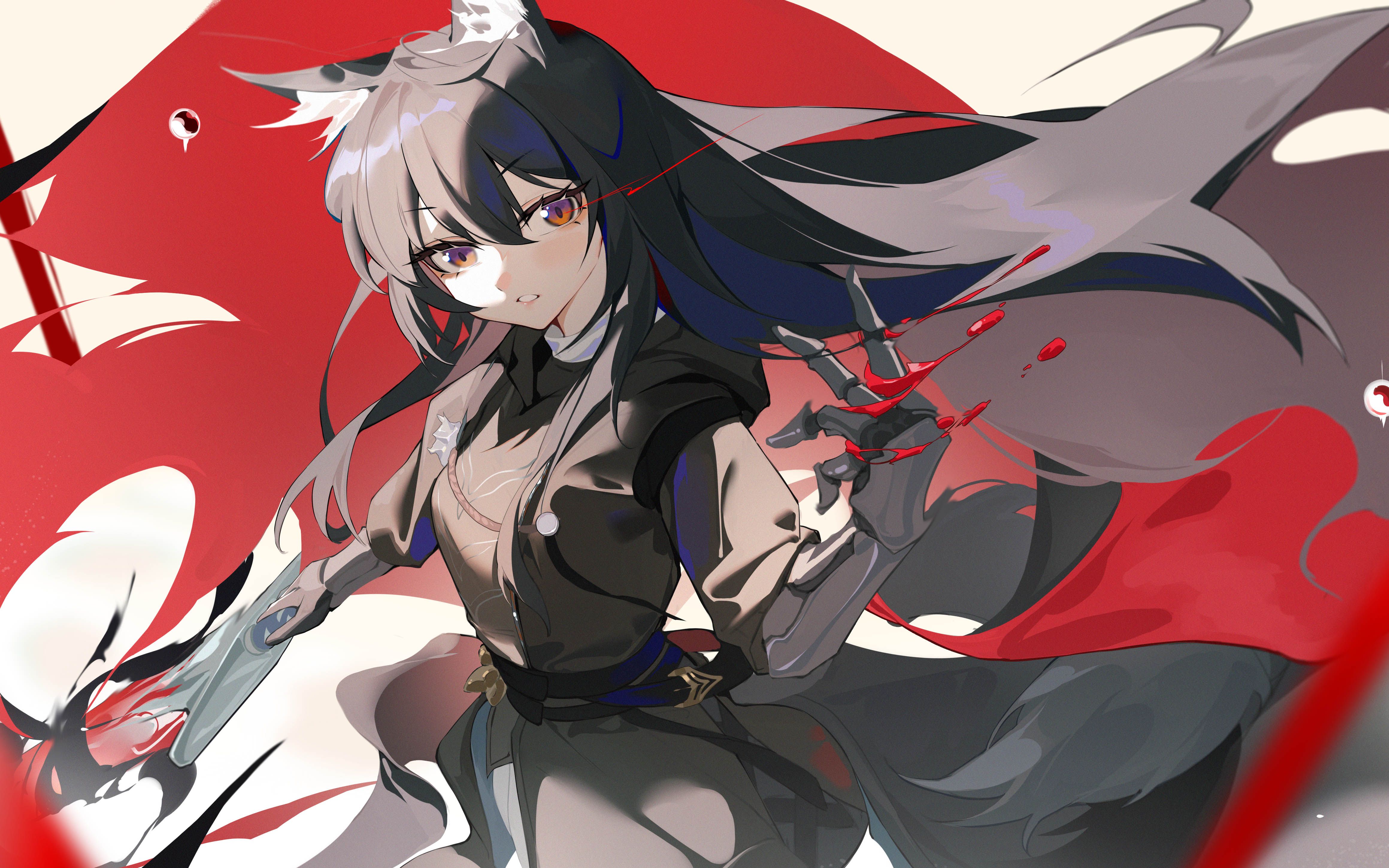 【绘画过程】德克萨斯的赤刃也能切开冰冷的屏幕吗