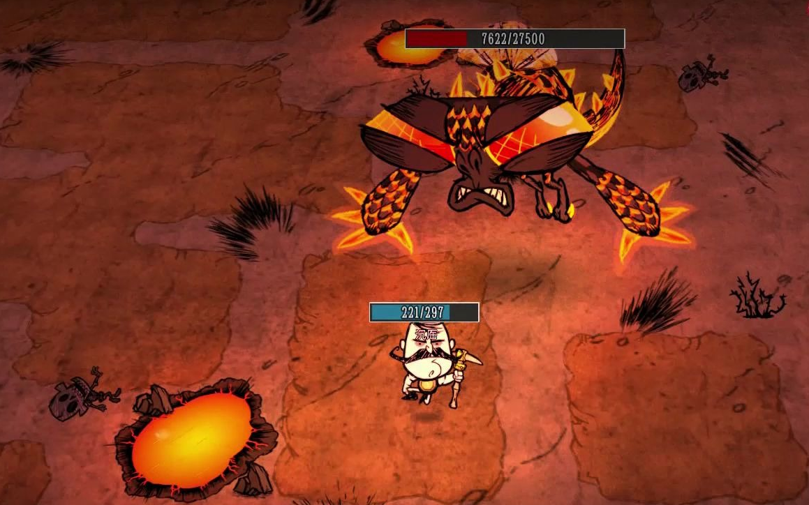 活动作品战斗饥荒纯走位无伤龙蝇含暴怒