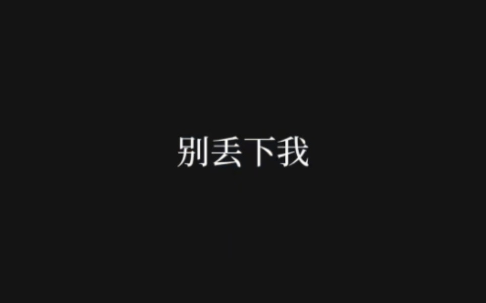 “别丢下我”哔哩哔哩bilibili