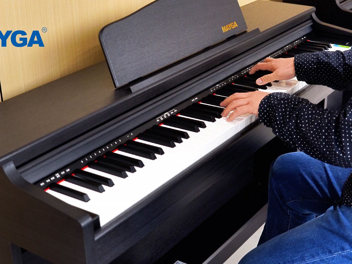 mayga美嘉mp17数码钢琴电钢琴演奏