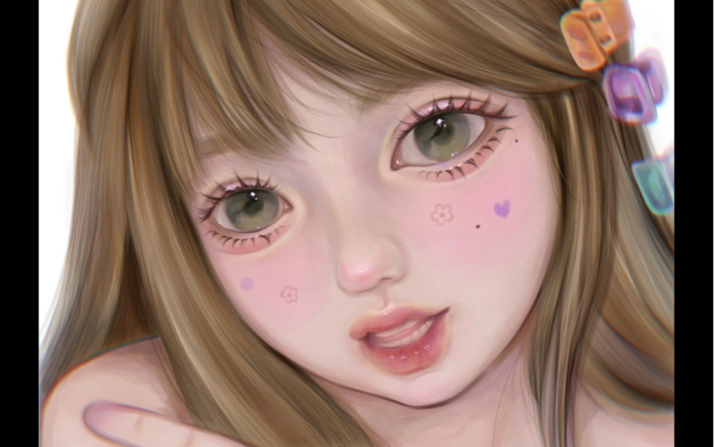 甜妹yyds|ipad厚涂头像