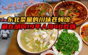 Video herunterladen: 菜量巨大！石家庄深藏胡同19年川菜苍蝇馆，人均30-40量大到吃不完！太爽了！尤其最后的荤豆花配万能蘸水，绝！！！！