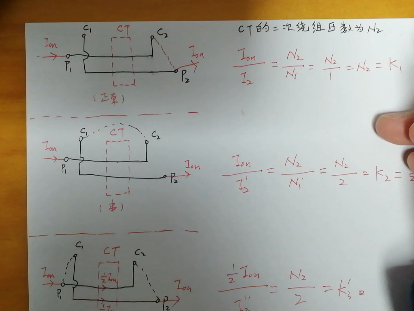 复匝式电流互感器一次绕组串并联的变比分析哔哩哔哩bilibili