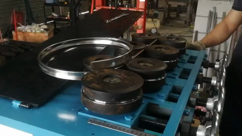 电动滚圆机七轴弯管机平台弯圆设备不锈钢弯圆