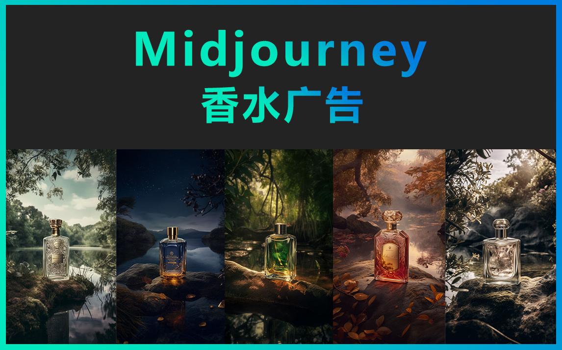 Midjourney香水广告哔哩哔哩bilibili