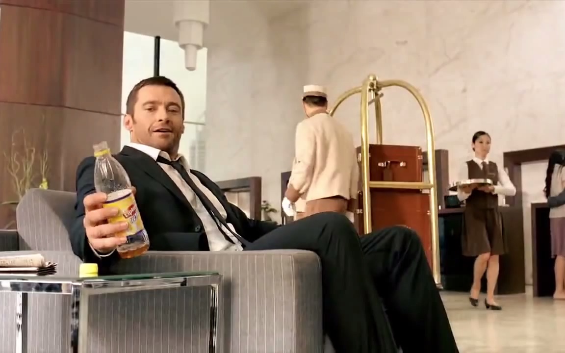 休·杰克曼出演的立顿冰红茶广告