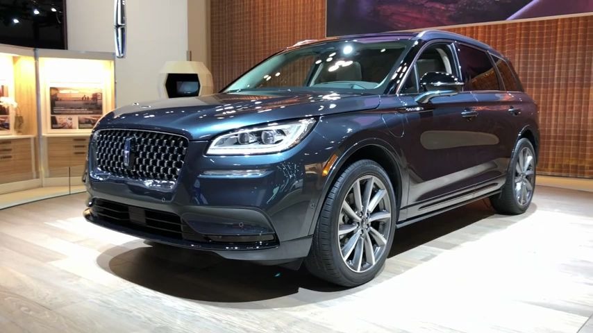 深度实拍展示2020林肯航海家awd280hp飞行蓝色金属外观内饰