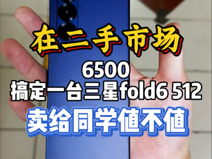 三星fold6欧版刷国行系统卖给同学香不香