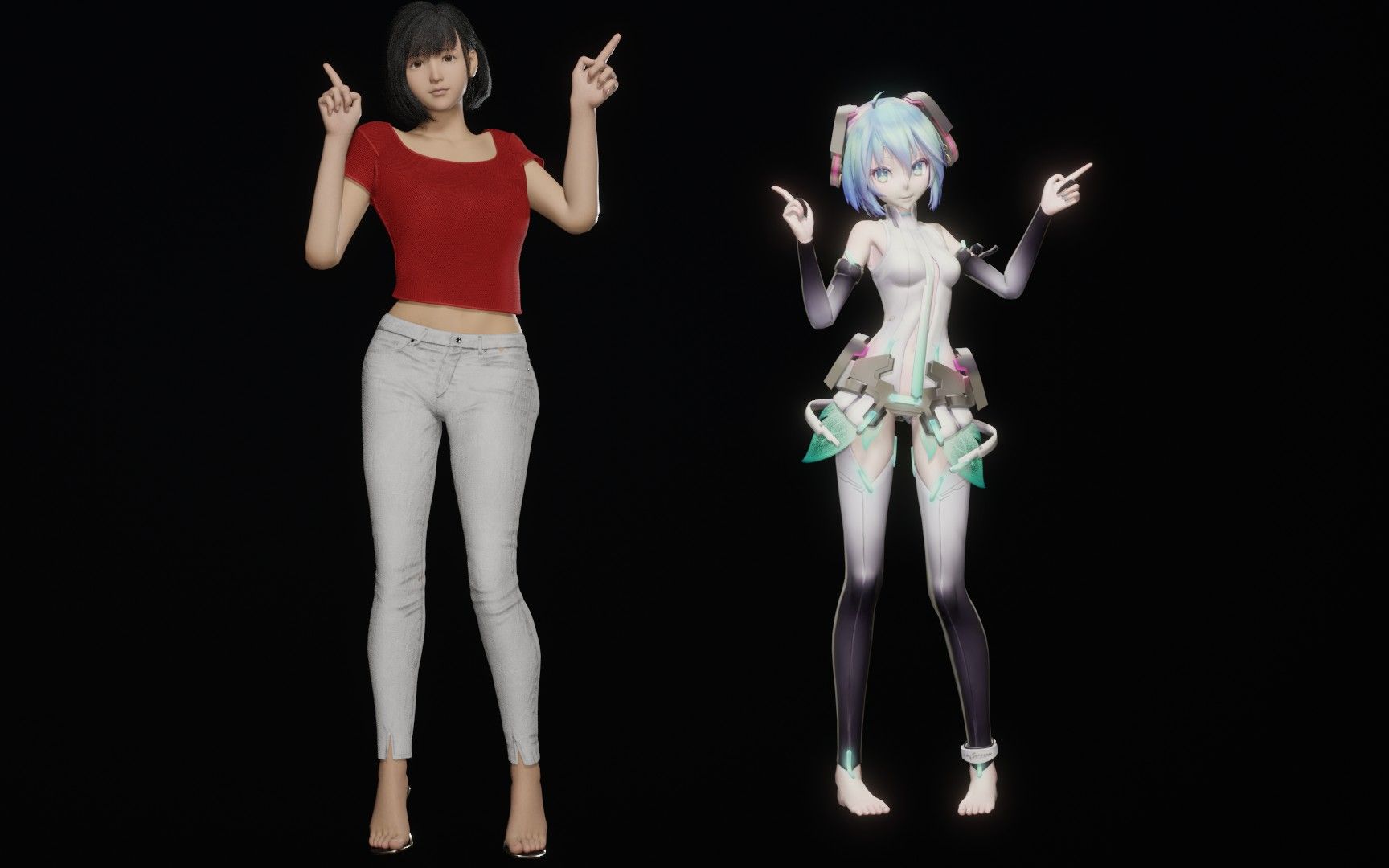 从mmd模型转换动作数据到Daz人模的教程[详情看简介]哔哩哔哩bilibili