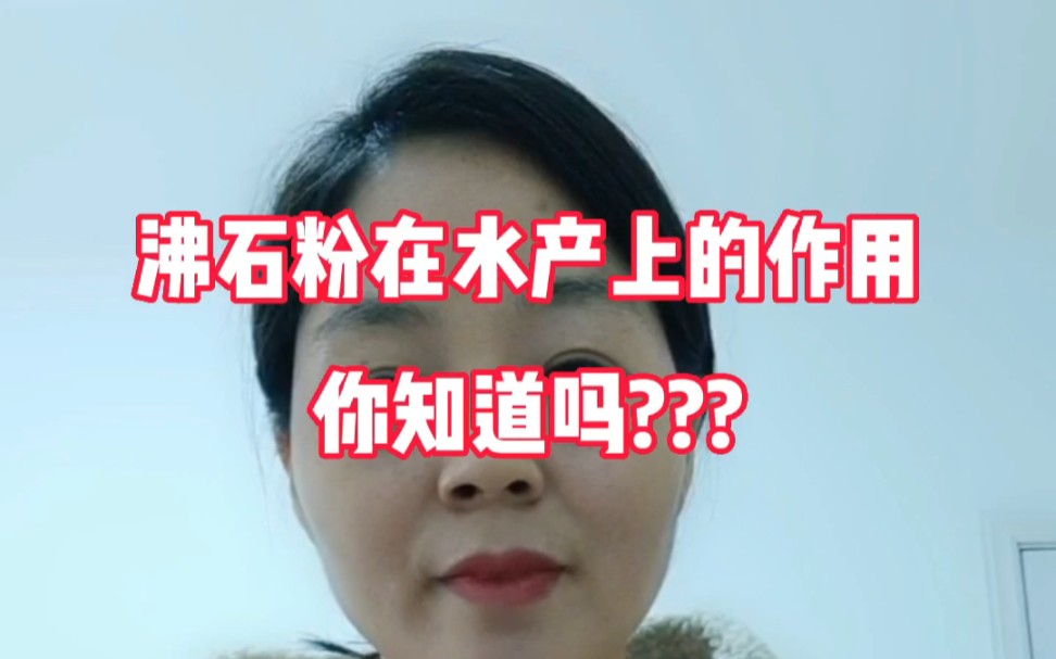 沸石粉在水产上的作用,你知道多少?哔哩哔哩bilibili