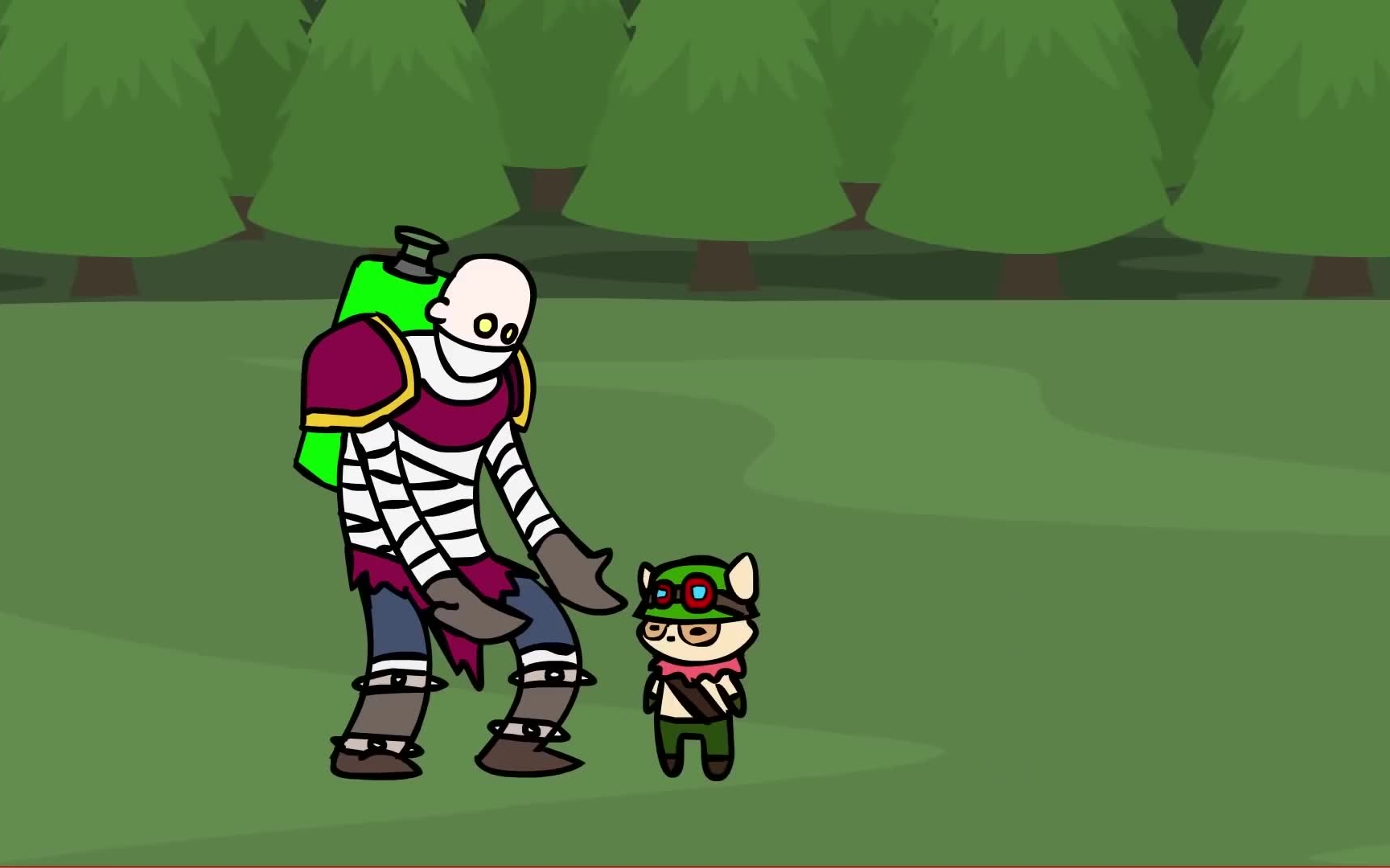 英雄联盟主题动画 (国外版)无中文