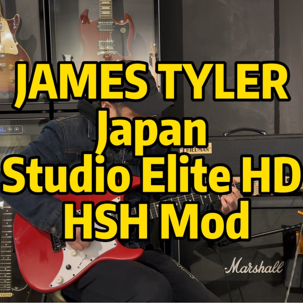 JAMES TYLER Japan Studio Elite HD HSH Mod(Fiesta Red w/Black