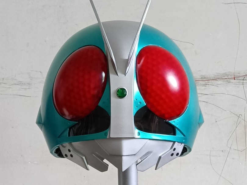 新假面骑士第2 1号自动开合头盔展示!