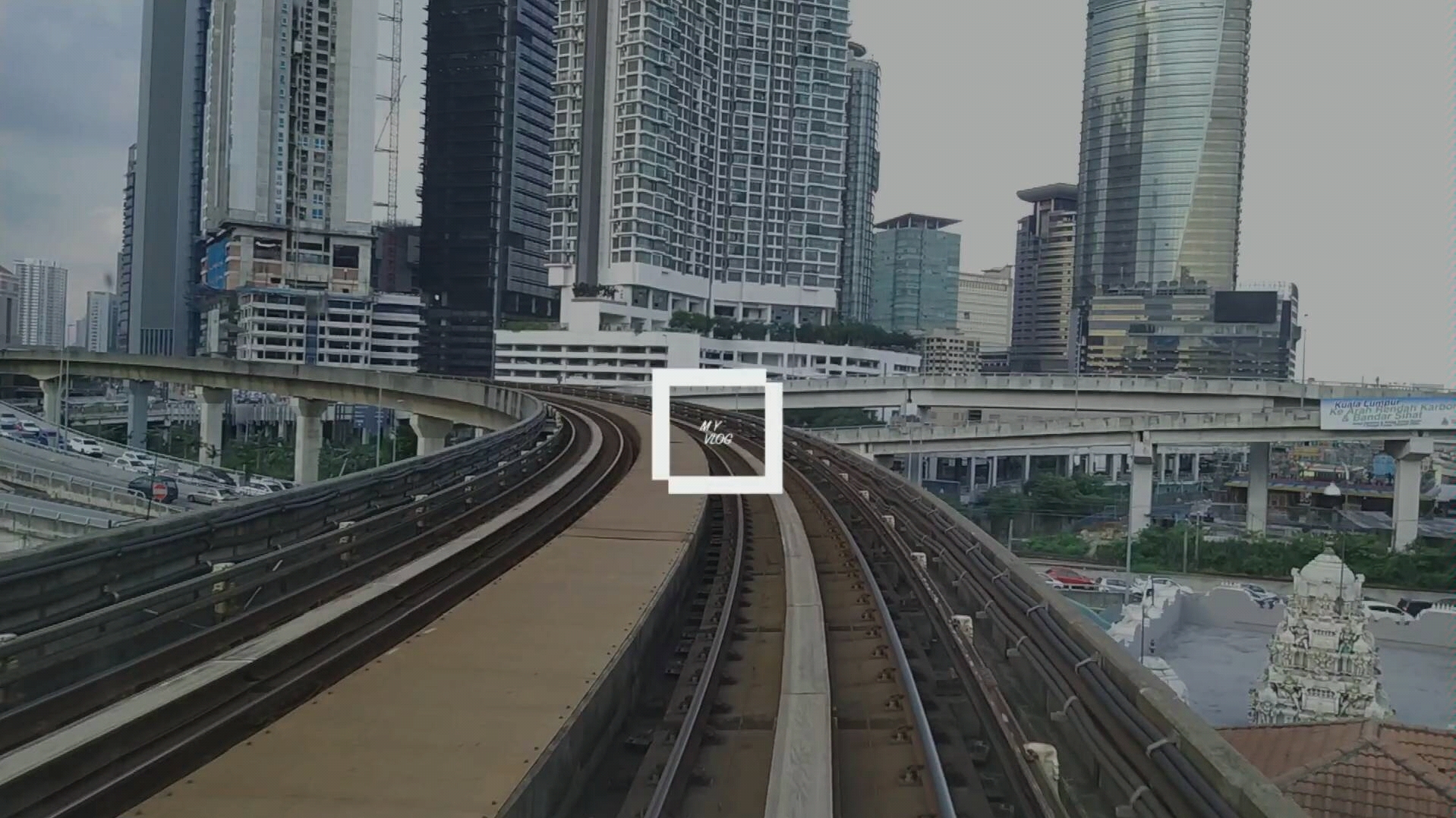 吉隆坡公交轻轨五号线kelanajayaline中央车站至二号线五号线换乘站