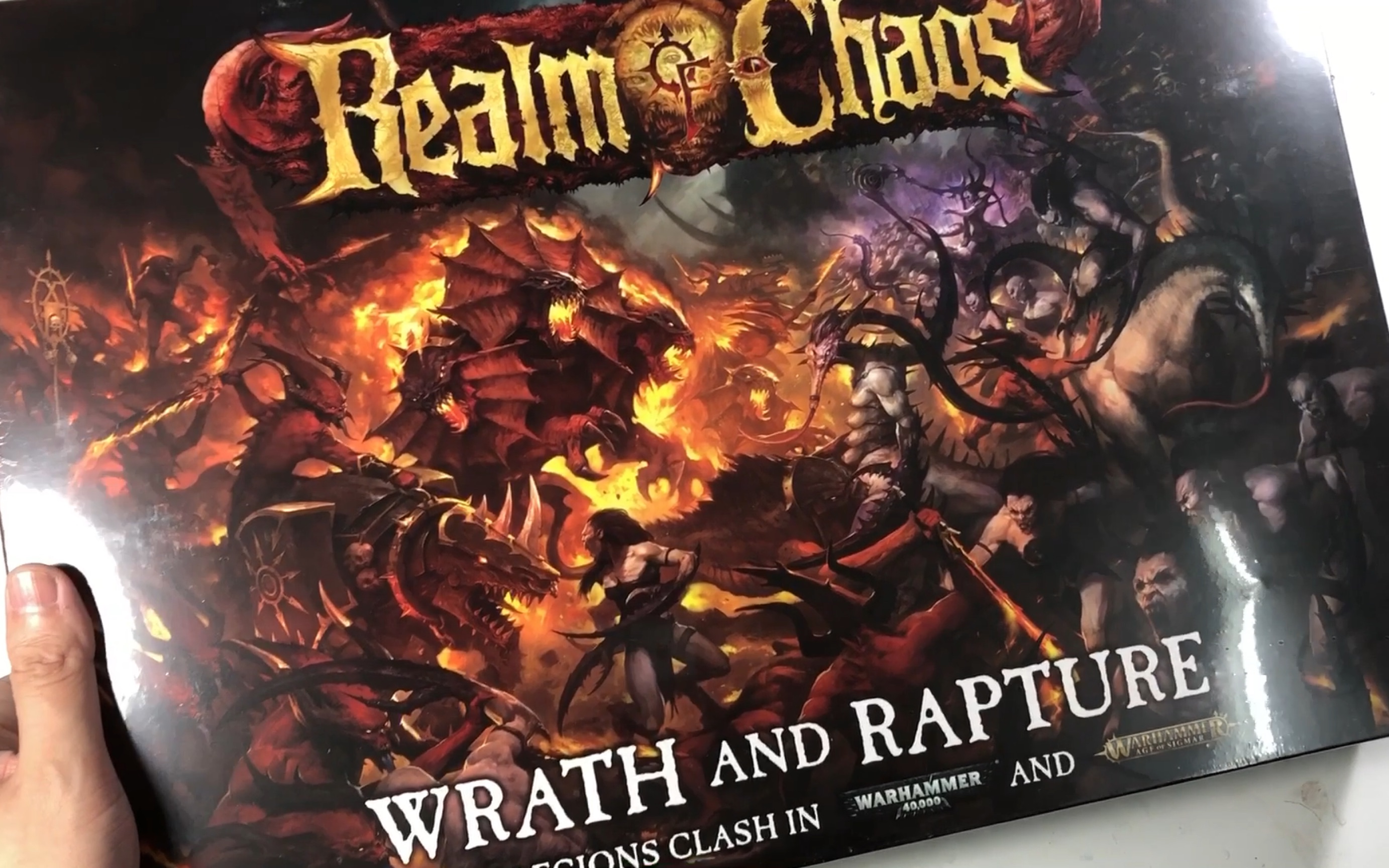 战锤40k aos混沌恶魔 色孽恐虐包 开箱介绍