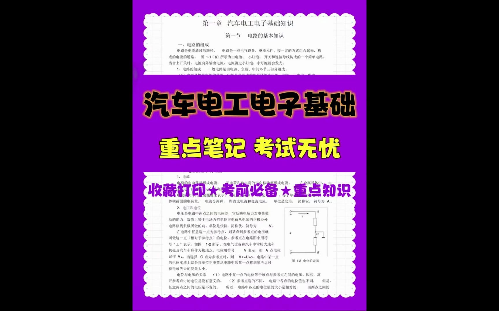 [图]汽车电工电子基础知识点❗救命笔记🔥