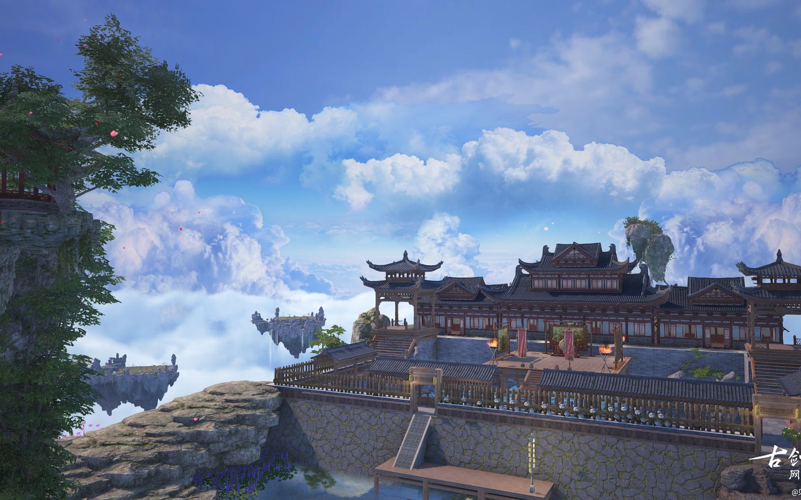 古网仙府图纸分享——堤湖楼