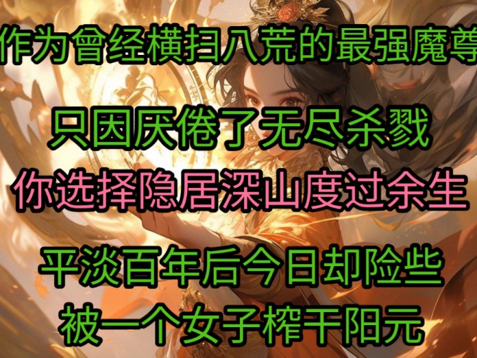 作为曾经横扫八荒的最强魔尊,只因厌倦了无尽杀戮,你选择隐居深山度过余生,可平淡百年后今日却险些被一个女儿榨干阳元!哔哩哔哩bilibili