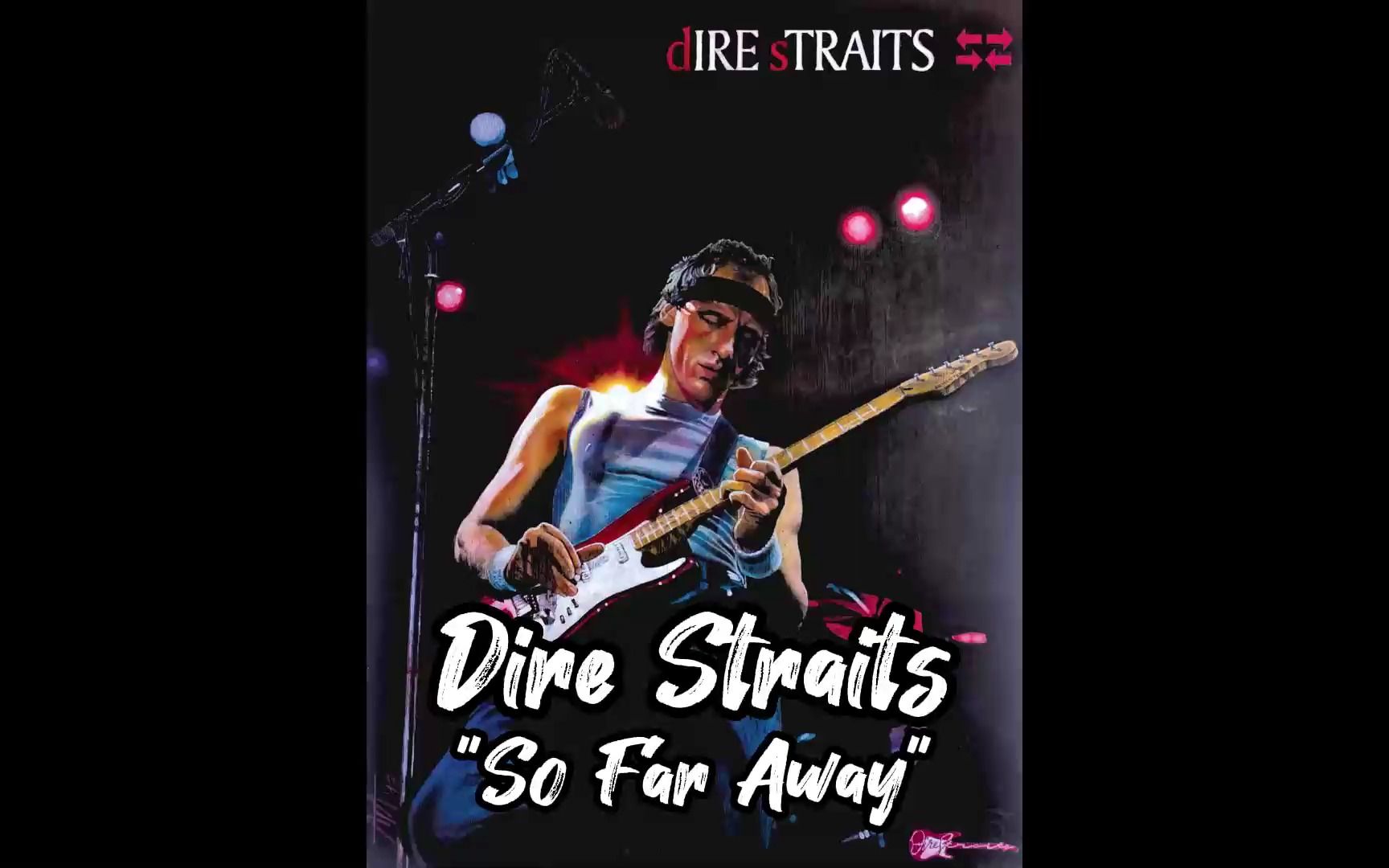 [图]Dire Straits - So Far Away (Wembley 1985) 中英字幕