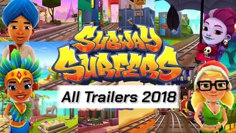 Subway Surfers All Trailers Super Runners 2022_哔哩哔哩bilibili