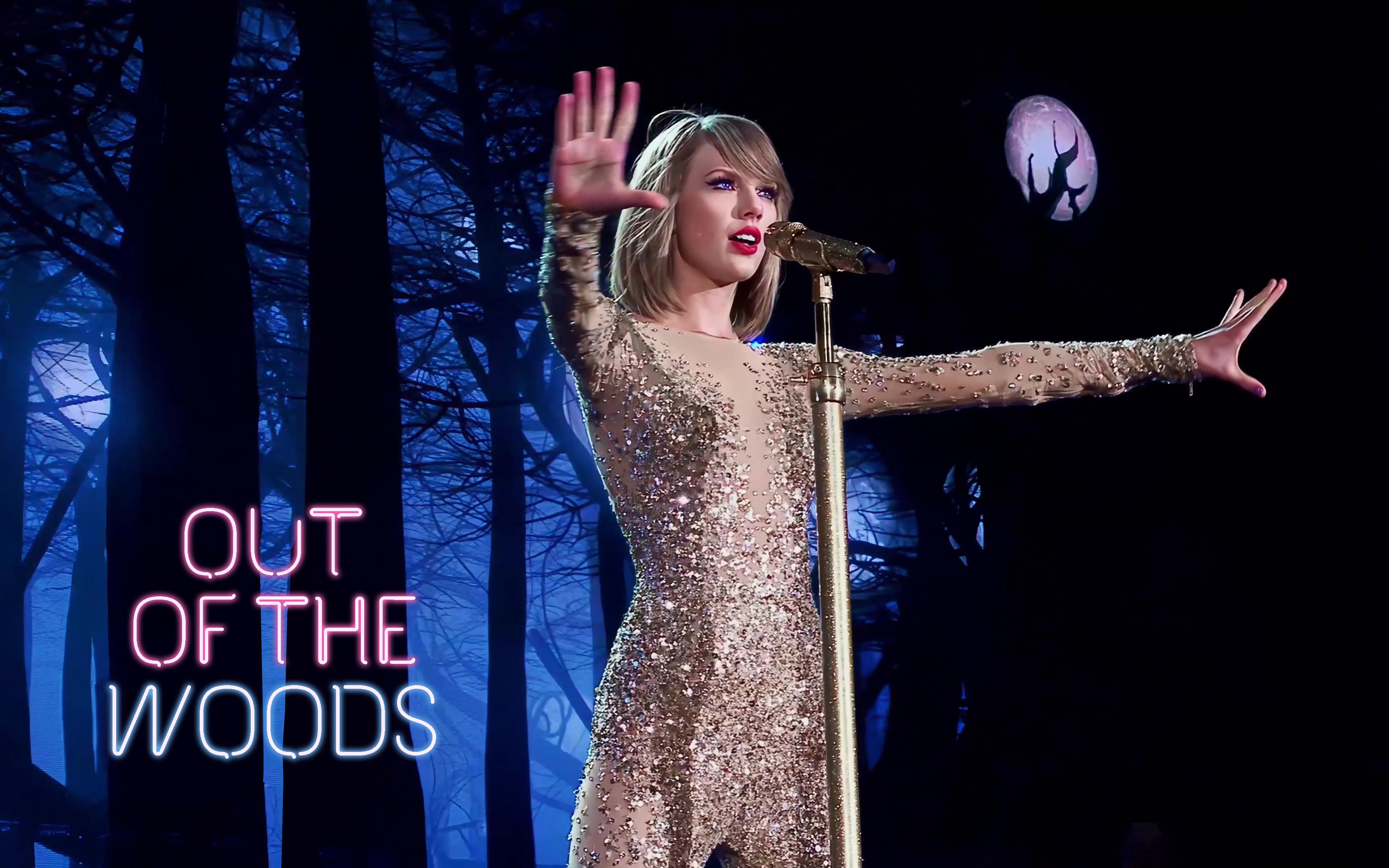 [图]【4K中英字幕】Taylor Swift《Out Of The Woods》巡演现场