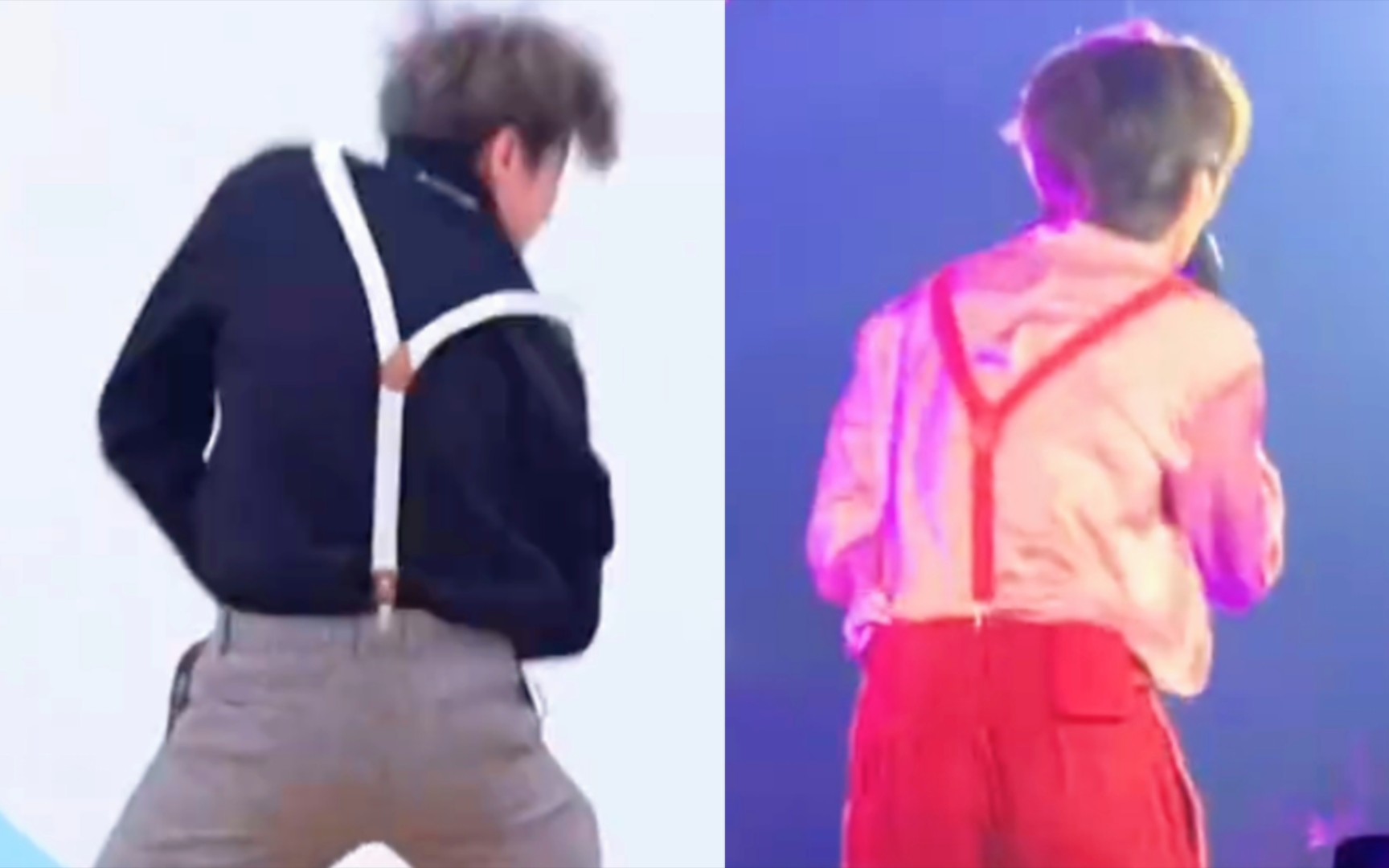 蔡徐坤背带裤转场视频