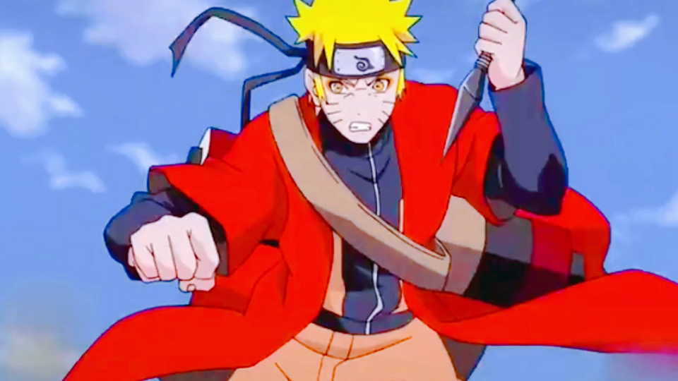 鸣人大战佩恩,一个大招搞掂一个,场面超燃.