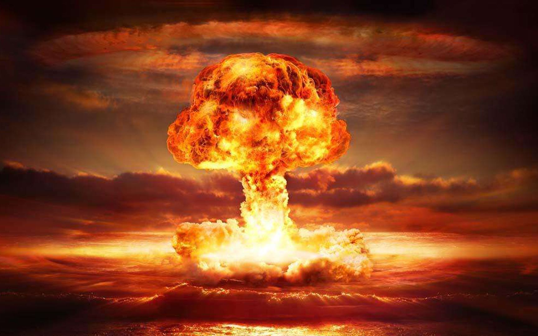 影视剧末日级别核爆炸10秒核爆倒计时这蘑菇云也太大了