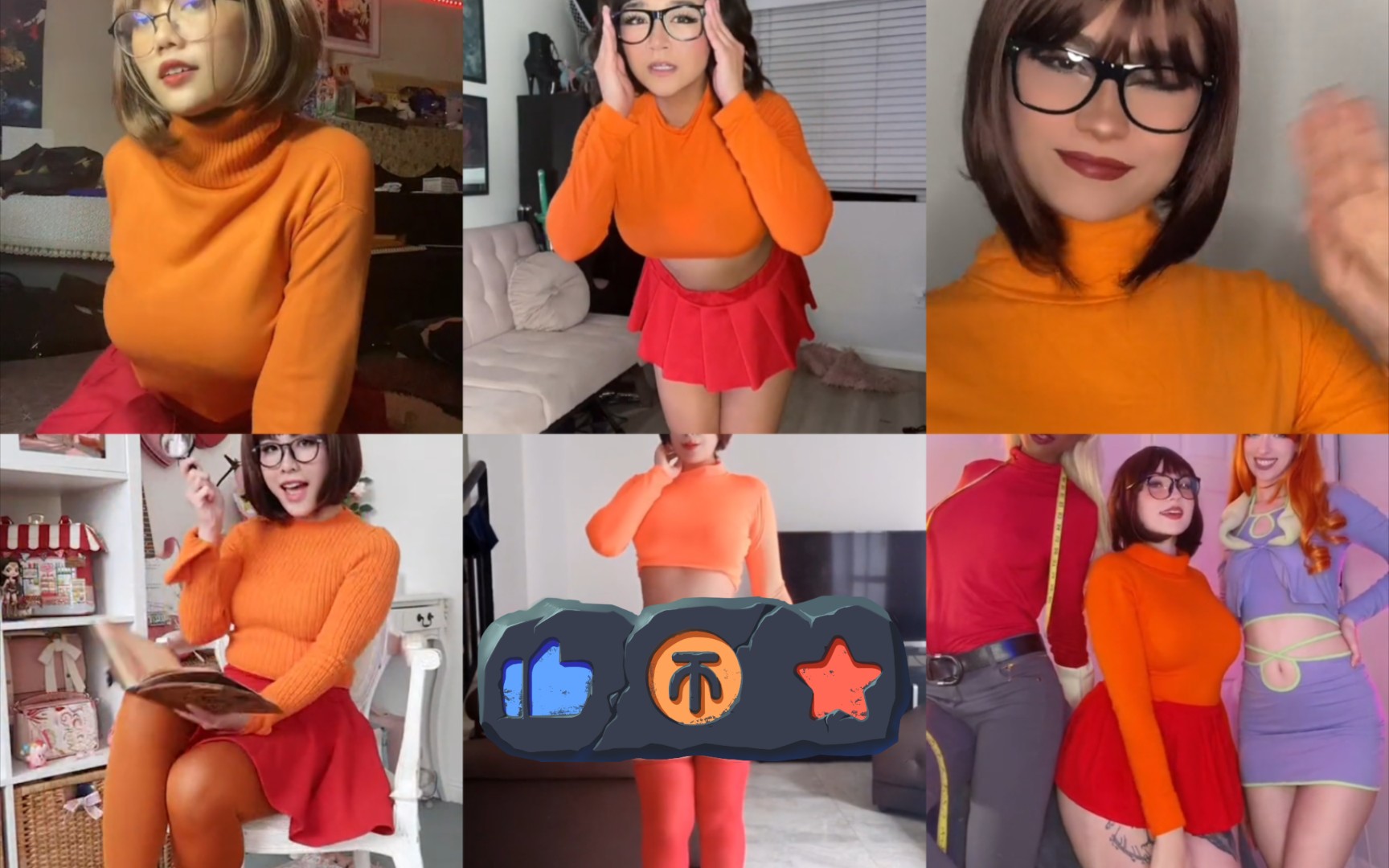 史酷比狗维尔玛velma COSPLAY合集!哔哩哔哩bilibili