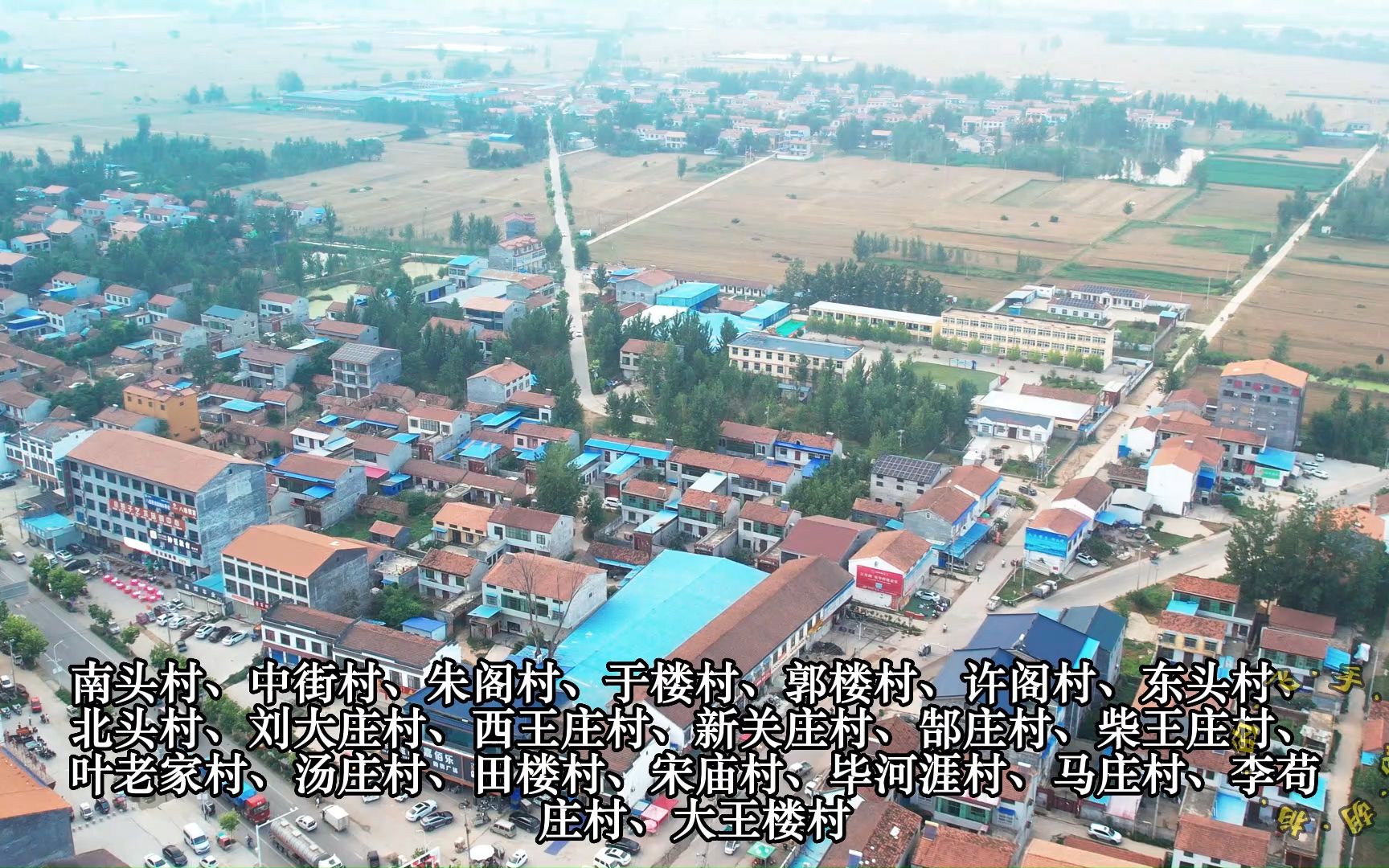 航拍虞城县谷熟镇 #航拍最美家乡 #瞎胡拍的飞手 #虞城县谷熟镇