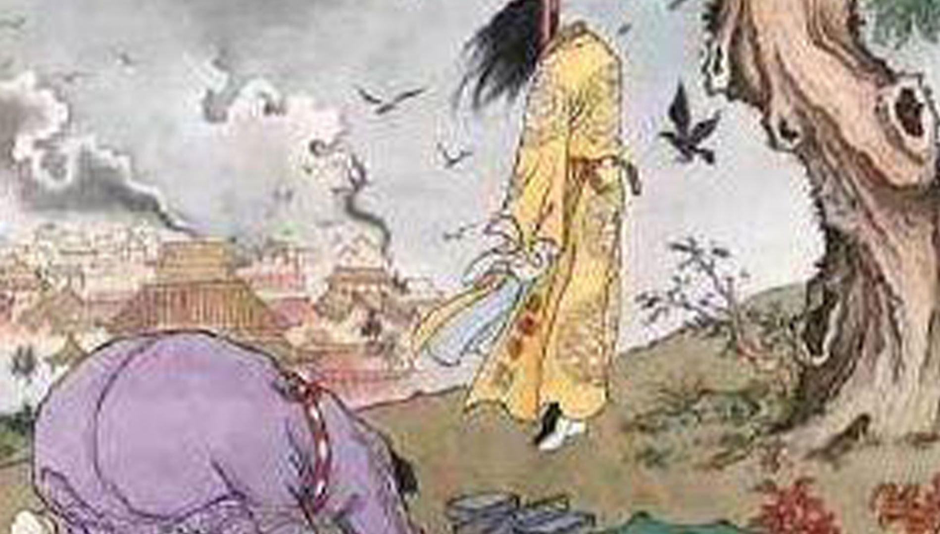 李自成攻进北京,崇祯帝上吊殉国