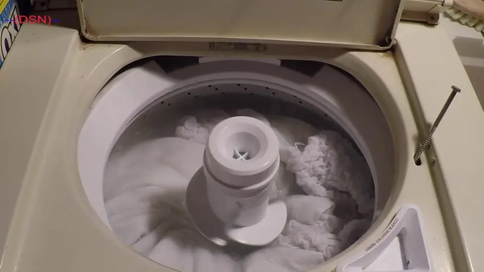 Whirlpool惠而浦搅拌式洗衣机洗衣过程_哔哩哔哩_bilibili