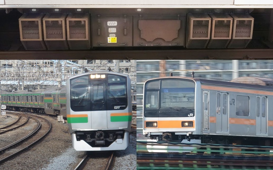 【三菱gto-vvvf】ひたすら209系,e217系,東京臨海高速鉄道70-000形の