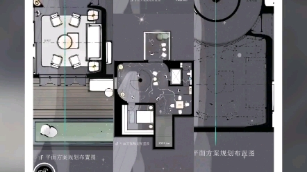 独栋别墅平面布局方案规划 挑空和楼梯是别墅的灵魂所在 所以在设计的时候都是首当其冲!哔哩哔哩bilibili