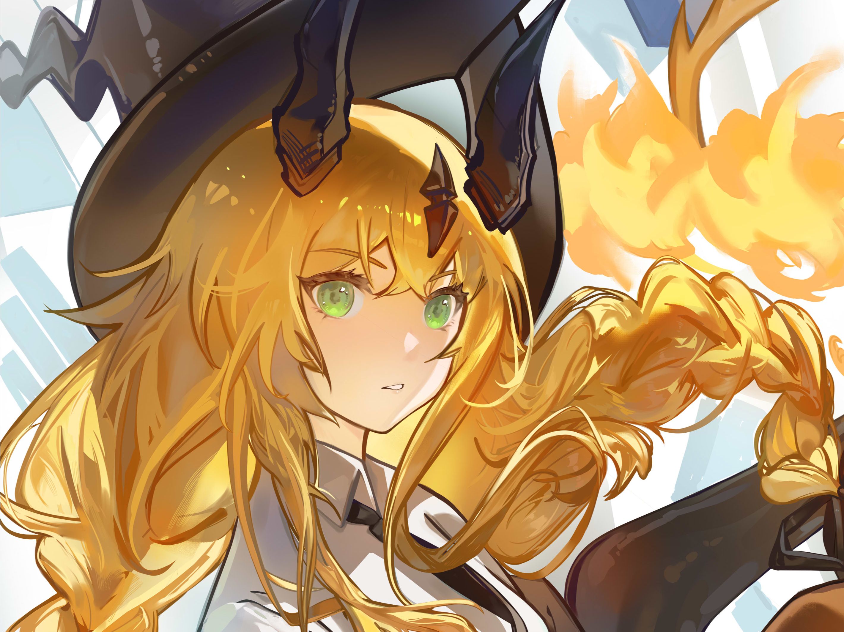 【绘画过程】明日方舟-焰影苇草-博物