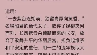 作文人物素材—王昭君