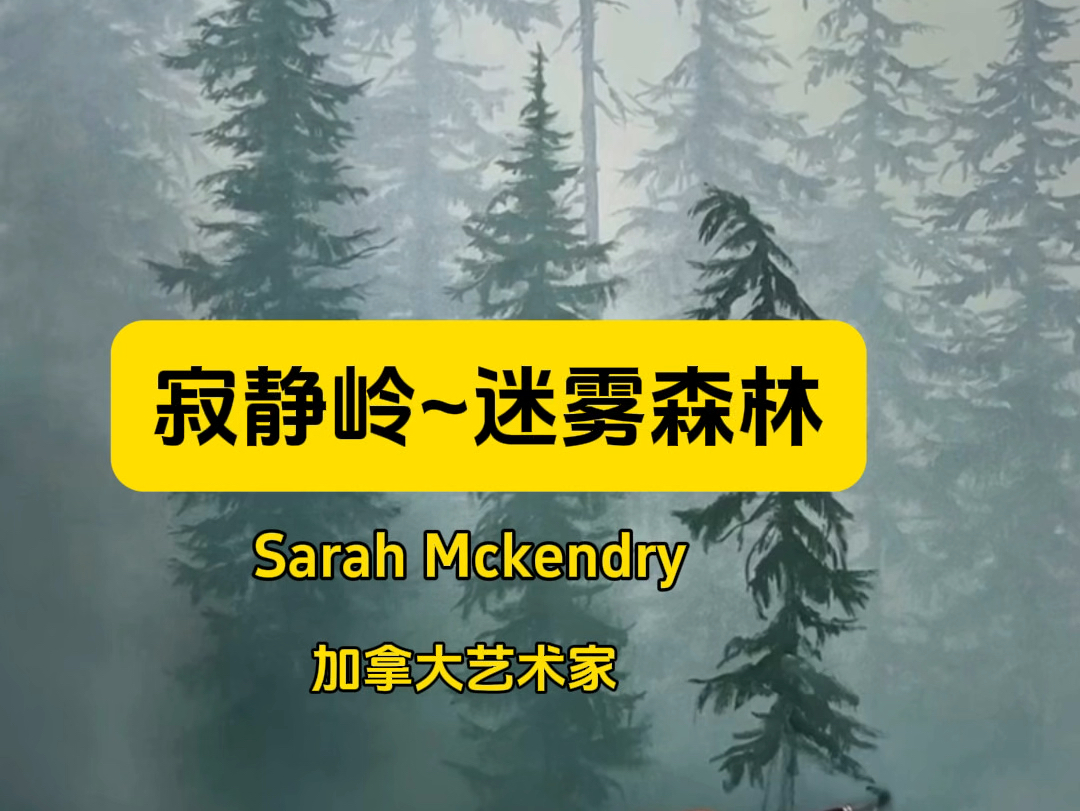 寂静岭~迷雾森林 Sarah Mckendry 加拿大艺术家哔哩哔哩bilibili